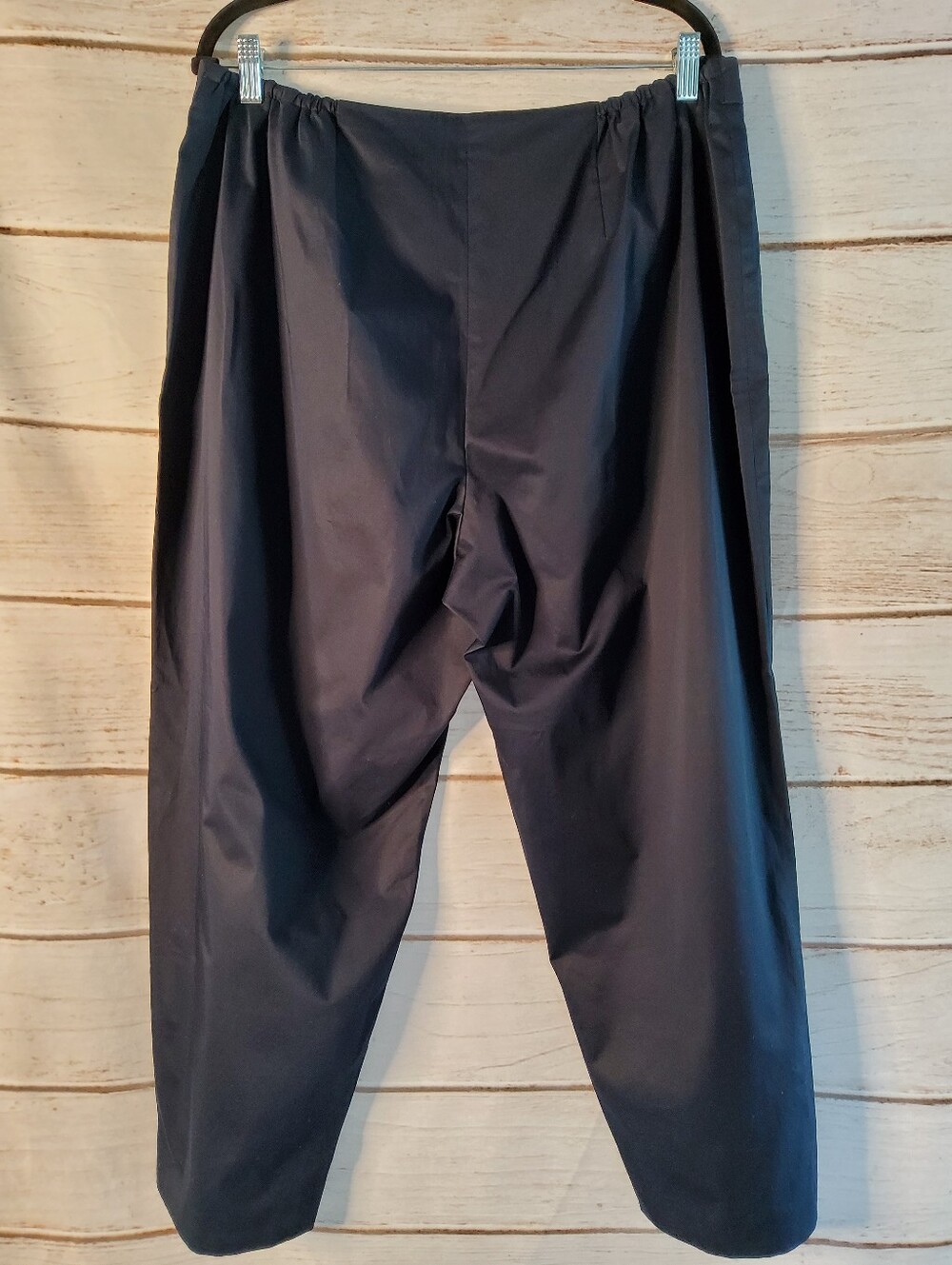 Talbots Navy Straight-Leg Stretch Pants - Picture 2 of 8